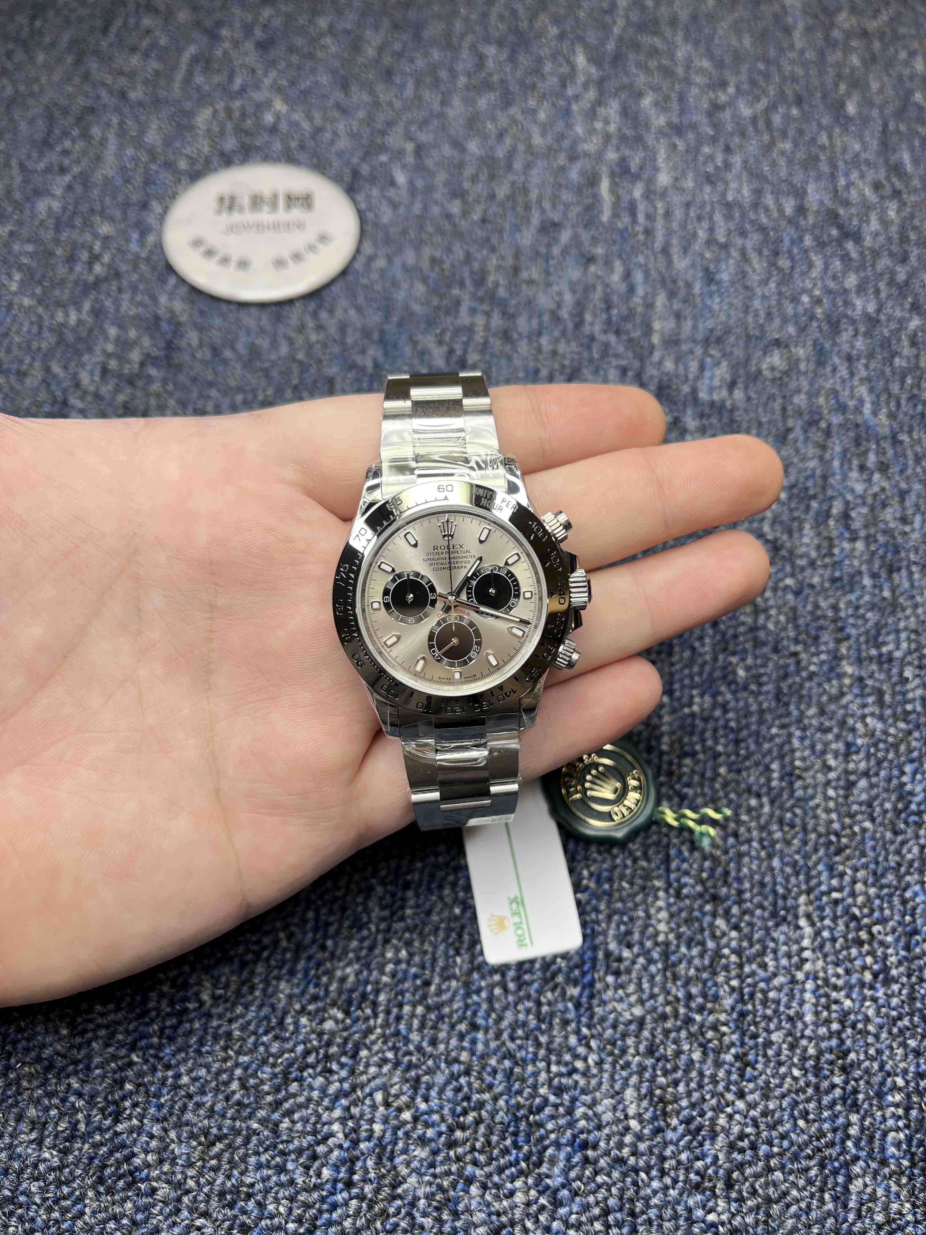 rolex劳力士 宇宙计型迪通拿系列"水泥灰迪"男士腕表