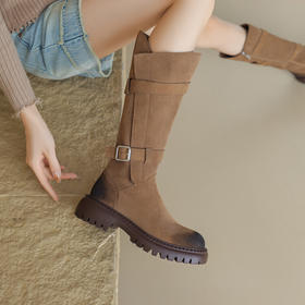 冬季新款，时尚个性擦色长靴NX-m1791