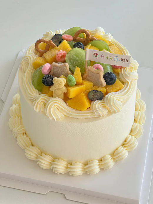 水果蛋糕款式三（芒果、青提已下季，用猕猴桃代替，介意勿拍） 商品图0