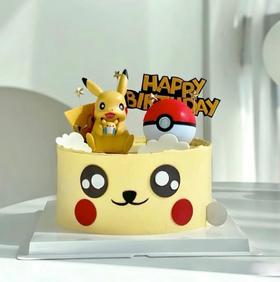 无蛋奶 无麸质 皮卡丘精灵宝贝儿童生日蛋糕
