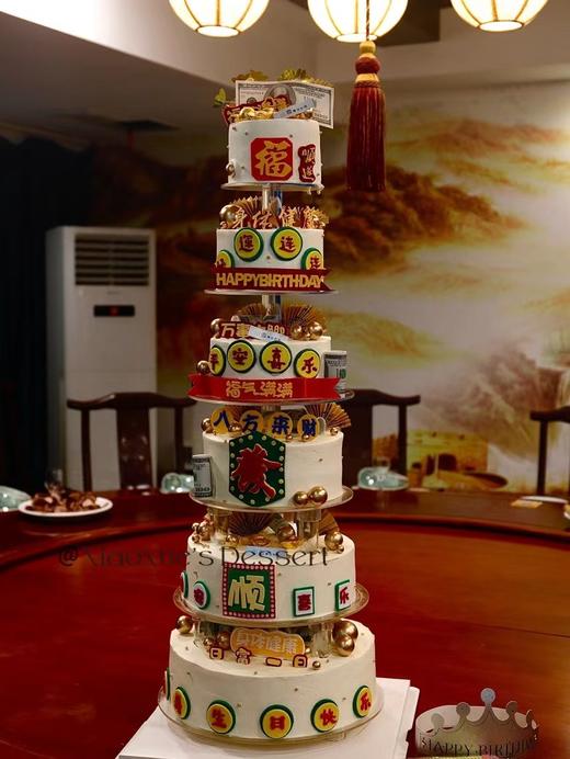 男士/发财/老板/祝寿（6层蛋糕，价格非标价，具体私信客服，根据尺寸收费） 商品图1