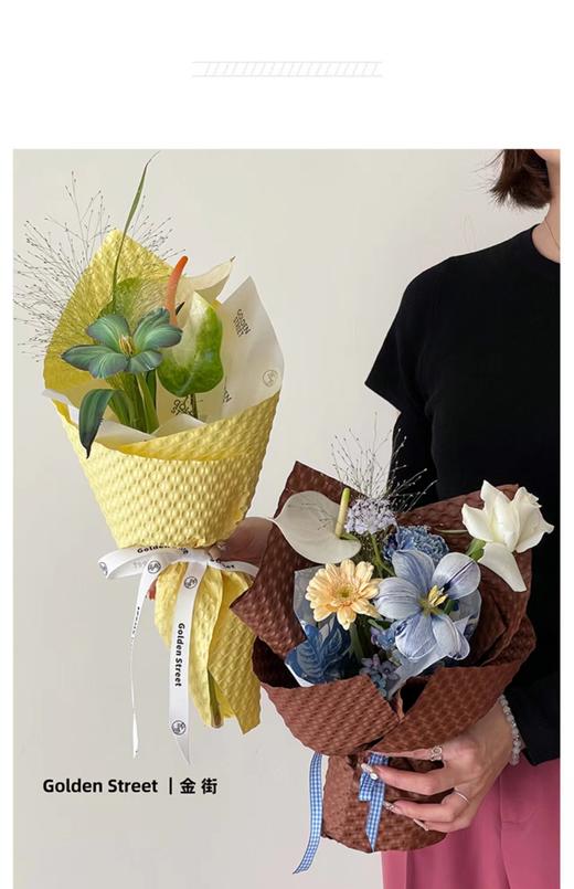 【琳琅】高级感立体压纹泡芙纸 10张/包 商品图2