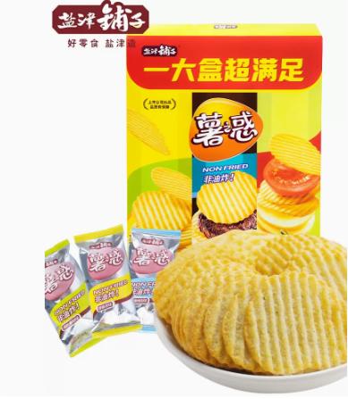 盐津铺子一大盒薯片186g 商品图1