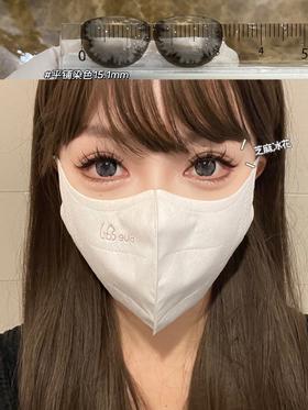 Moonenleen年抛大直径系列芝麻冰花美瞳 | 直径14.3着色直径13.8 | 韩国产