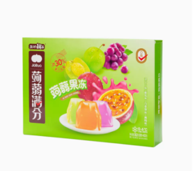 盐津铺子一大盒蒟蒻果冻352g