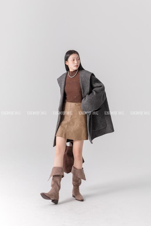 秋季实用主义-简约皮半裙 154438945 商品图2