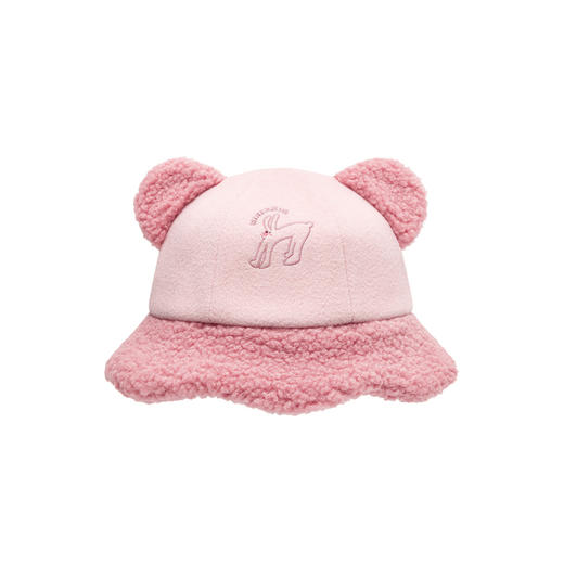 迷你巴拉男童女童帽子秋冬宝宝加绒保暖时尚洋气儿童盆帽 商品图4