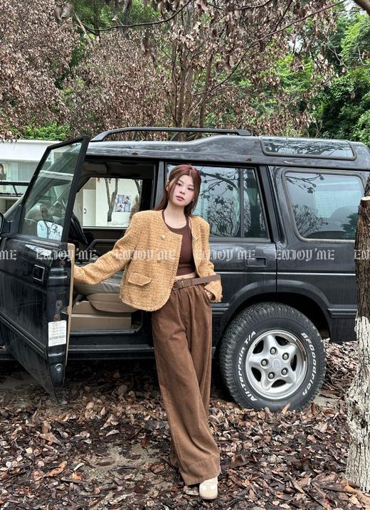 【门店同款】秋季实用主义-翻边灯芯绒阔腿裤 154569646 商品图7