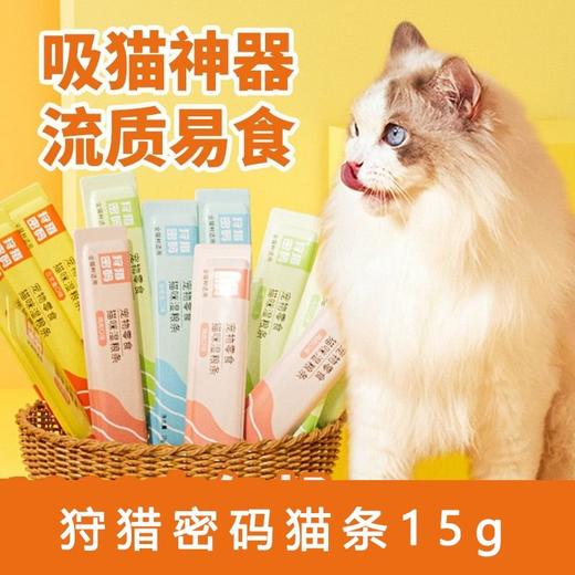 狩猎密码猫条猫咪零食鲜嫩鸡肉营养补水湿粮增肥口味随机 15g 商品图0