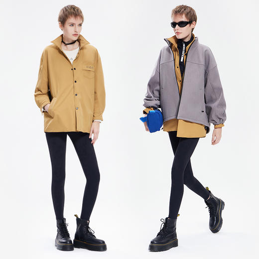 TITIKA ACTIVE瑜伽服秋冬新款衬衫女户外休闲透气轻保暖防泼水宽松长款 39J31109 商品图2