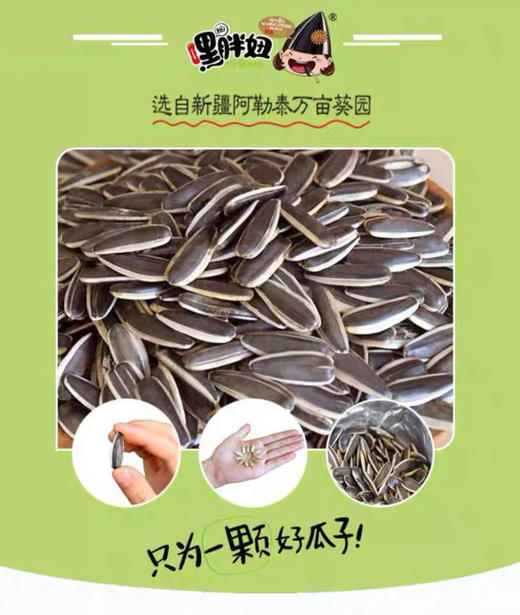 黑胖妞原味葵花籽216g瓜子 商品图3
