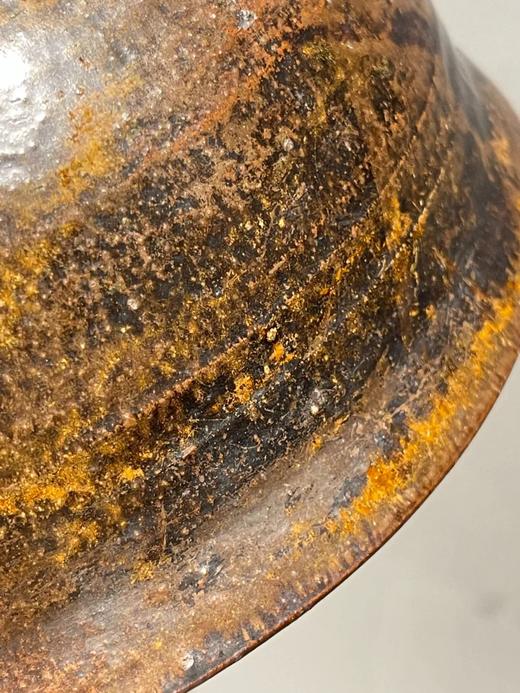 黑彩绘褐黄釉大茶碗，顺丰包邮 商品图4