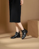 西村名物2023秋季新品圆头粗跟裸靴切尔西靴短靴X23DS45371 商品缩略图10