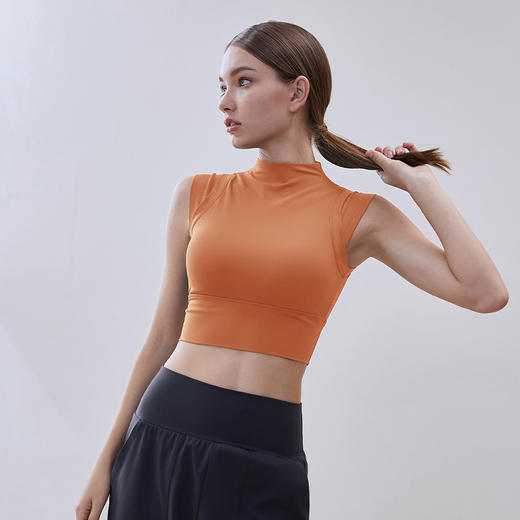 跃牌【禅语梵心系列】一体式运动内衣防震高强度跑步文胸瑜伽服性感健身上衣背心  WX2325（带胸垫） 商品图5