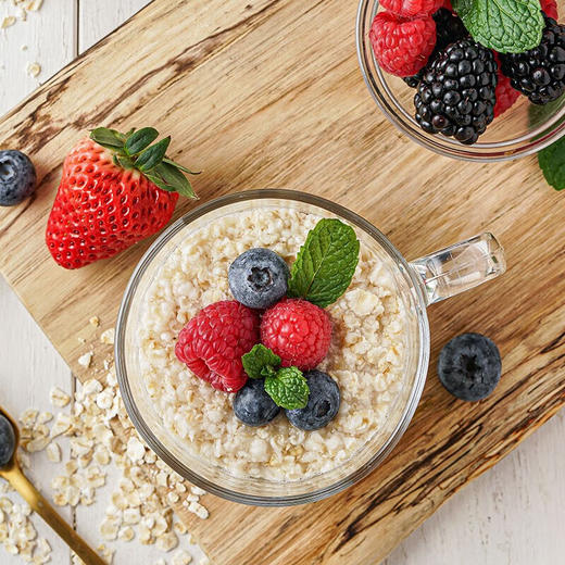 嘉谷甄选即食燕麦片1000g 冲饮谷物 即食代餐营养早餐纯燕麦 【保质期至24年4月】1000g罐装 商品图5