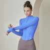 跃牌【禅语梵心系列】专业跑步健身带拉链修身普拉提长袖运动上衣瑜伽外套 WT2386 商品缩略图4