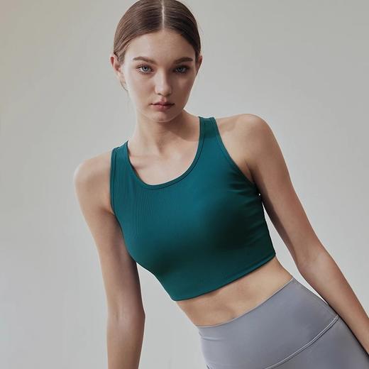 跃牌【禅语梵心系列】一体式运动内衣防震跑步高强度美背健身文胸瑜伽胸围  WX2384（带胸垫） 商品图3