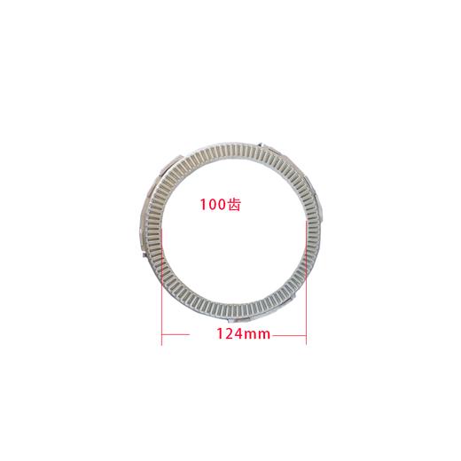 挂车ABS齿圈碟刹齿圈100齿直径124mm适用于BPW车桥盘刹通用款08510/A 商品图0
