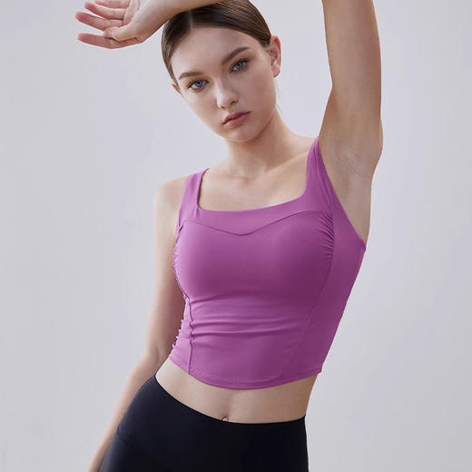 跃牌【禅语梵心系列】防震跑步美背健身文胸普拉提上衣瑜伽背心  WX2317（带胸垫） 商品图2