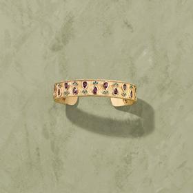 订购14周到｜Tityaravy-HENG-石榴石 珐琅 手镯［法国设计师］