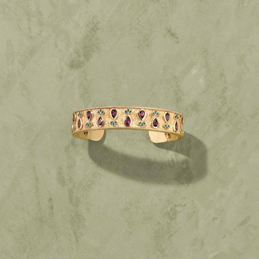 订购14周到｜Tityaravy-HENG-石榴石 珐琅 手镯［法国设计师］ 商品图0