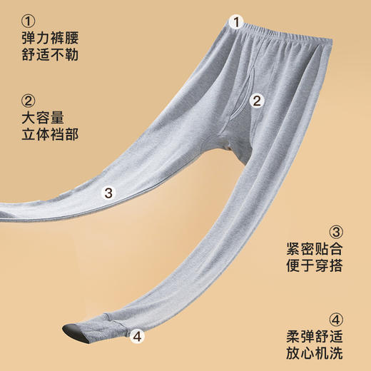 I'd爱帝棉毛秋冬保暖打底秋裤（男/女款可选） 商品图4