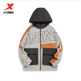 友谊二店 特步男款活力豆皮/山橘色