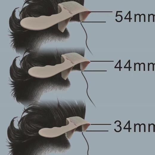 爆款同款白色定位梳 快剪店发廊专用定位梳零基础剪发定位梳弯梳 商品图4