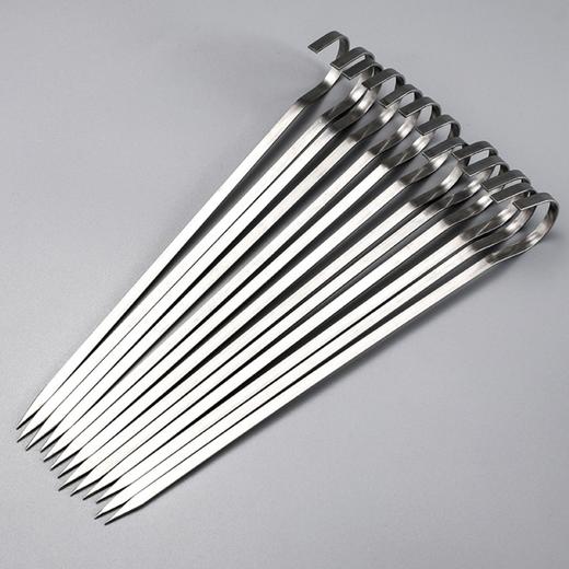 正品304电烤箱签子羊肉串挂钩烧烤签家用烤肉空气炸锅电烤炉短签 商品图7
