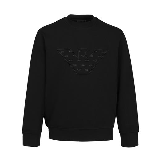 Emporio Armani 阿玛尼 男士针绣飞鹰logo休闲卫衣外套 11672 商品图6