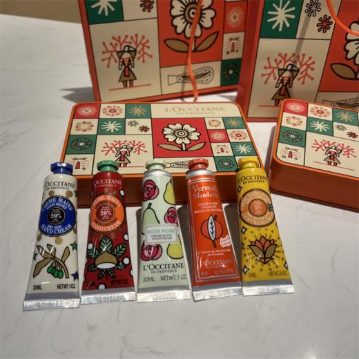 B037欧S丹护手霜五件套花朵限量款铁盒 商品图1