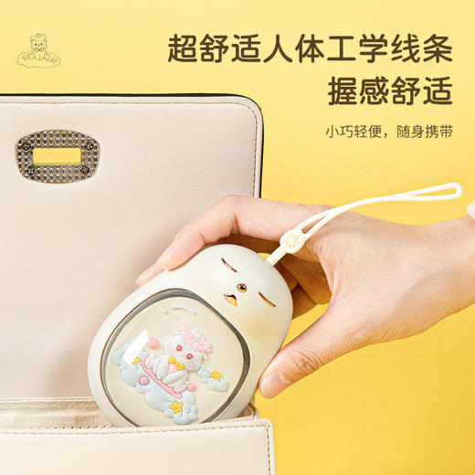 【随时随地提供舒适温暖❗️网红新款暖手宝】夜灯功能更了浪漫的氛围，无需繁琐操作，USB充电便携式设计，礼品USB充电小夜灯便携式萌宠卡通迷你暖宝宝新年礼盒年货礼盒 商品图3