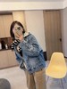 江疏影同款牛仔外套可拆卸棉帽牛仔单宁牛仔服 商品缩略图8