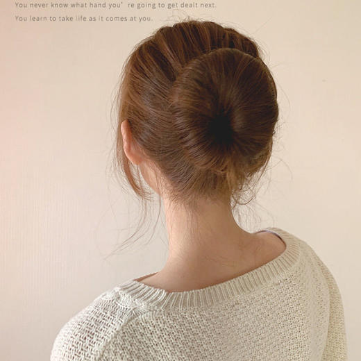 丸子头神器懒人盘发神器夏季花苞头编造型盘发固定器蓬松卷发神器 商品图6