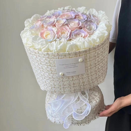 【琳琅】AB经典款小香风白金格（1块/包）0.5*1.5m 商品图1