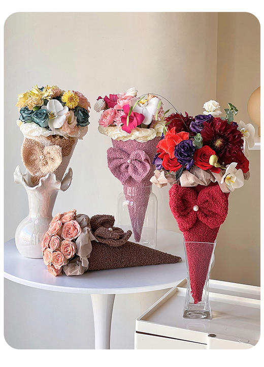 【琳琅】秋日纯色羊羔毛花束（1.5米*0.5米） 商品图8