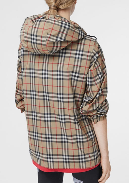 【预定特惠款】Burberry 博柏利 女士格纹连帽夹克外套 8025678 商品图1