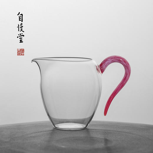 自慢堂  中号蛋盅紫霞 公道杯高档高硼硅耐热玻璃分茶器茶海茶具 商品图0