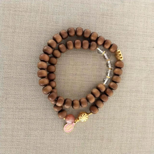 碧玺双圈6*7老山檀香手串 商品图0