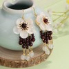 超仙古风十二花神耳环女长款流苏汉服耳坠荷花桃花国风耳饰耳夹 商品缩略图7