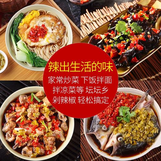 坛坛乡 辣椒酱 拌饭剁椒酱 豉香蒜香朝天椒湖南特产 下饭菜香辣酱 【2瓶】豉香朝天椒280g 商品图8