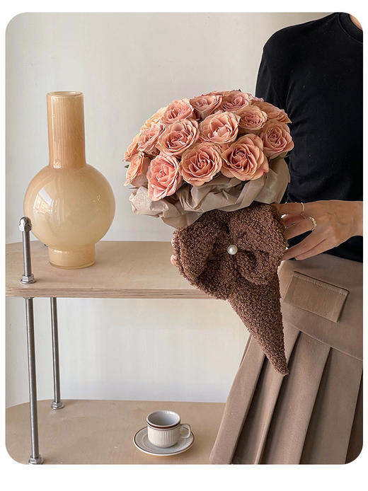 【琳琅】秋日纯色羊羔毛花束（1.5米*0.5米） 商品图10