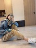 江疏影同款牛仔外套可拆卸棉帽牛仔单宁牛仔服 商品缩略图7