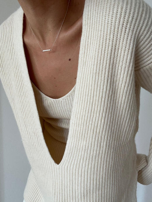 AWU｜L9 - Linear I necklace Horizon 【 直 】 地平线项链 商品图1
