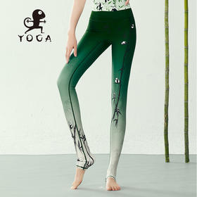 壁虎瑜伽【节节高升】限量款印花瑜伽12分裤清仓不退不换
