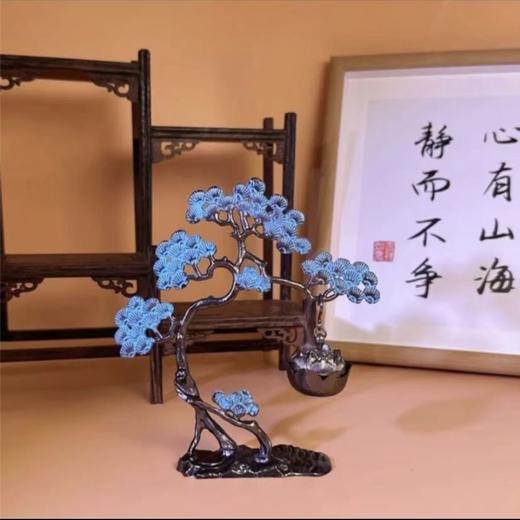 迎客松小树莲花香薰吊炉摆件鹅梨龙涎香降真香无粘粉微盘香小祥云 商品图5