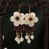 超仙古风十二花神耳环女长款流苏汉服耳坠荷花桃花国风耳饰耳夹 商品缩略图2