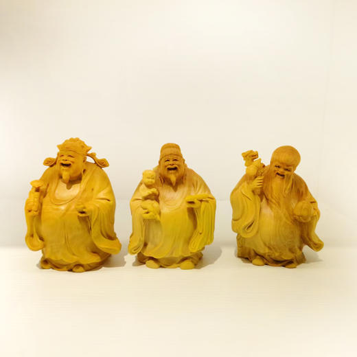 福&禄&寿°黄杨木摆件（单个） 商品图4
