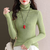 秋冬女士堆堆领针织打底衫，新款修身长袖套头弹力显瘦毛衣女CC-FY-98997 商品缩略图0