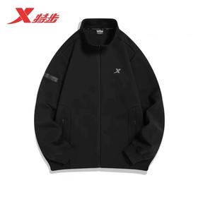 友谊二店 特步男款针织上衣黑色